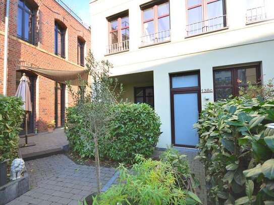 Modernes 3-4-Zi-Stadthaus mit Terrasse im begrünten Innenhof