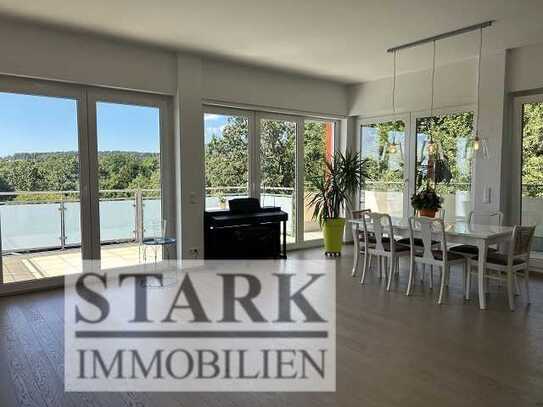 **HOCHWERTIG AUSGESTATTETE PREMIUMWOHNUNG MIT TOLLER RUNDUM-TERRASSE**