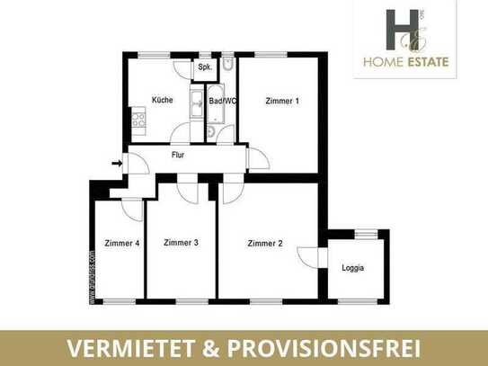 4 Zimmer! Investition in TOP Lage! Provisionsfrei!