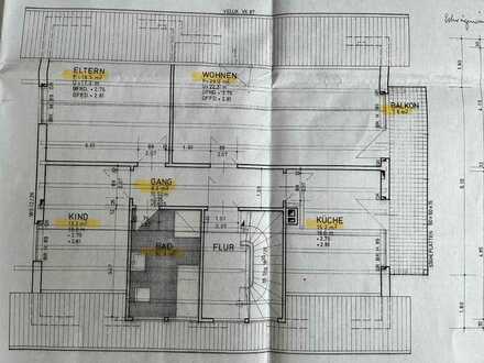 Schöne 3-Zimmer-Wohnung mit gehobener Innenausstattung mit Balkon und EBK in Rheinau