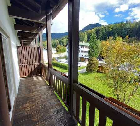 Exklusive 1-Raum-Wohnung mit Balkon und Einbauküche in Berchtesgaden