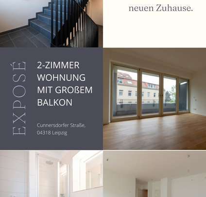 Stilvolle 2-Zimmer-Wohnung mit gehobener Innenausstattung mit Balkon in Leipzig