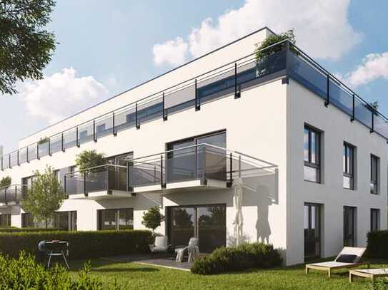 Erstbezug mit Terrasse und Einbauküche: Stilvolle 2-Zimmer-Erdgeschosswohnung mit Garten