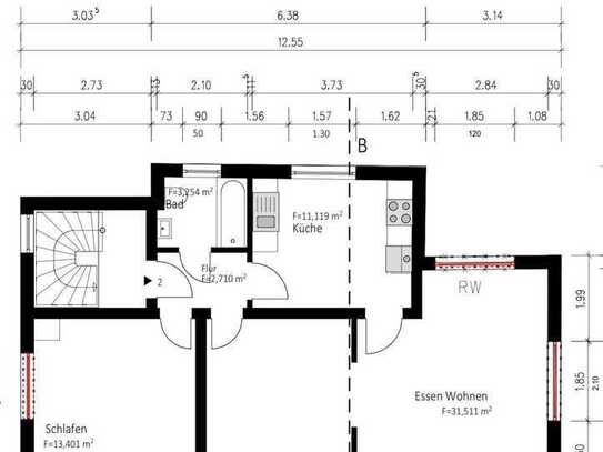 Erstbezug nach Sanierung: stilvolle 2,5-Zimmer-Wohnung in Köln