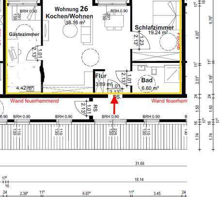 Exklusive 3,5-Raum-Penthouse-Wohnung mit Balkon in Datteln