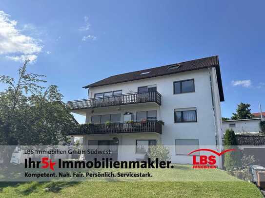 Wohnung mit großem Balkon und toller Fernsicht