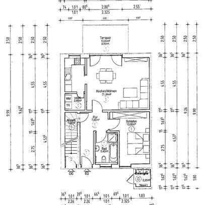 attraktive 2,5-Zimmer-Wohnung 65 m² EG mit Garten