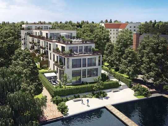 Moderne & Idyllische 4 Zi. Wohnung mit .Balkon & Stellplatz - direkt am Wasser!