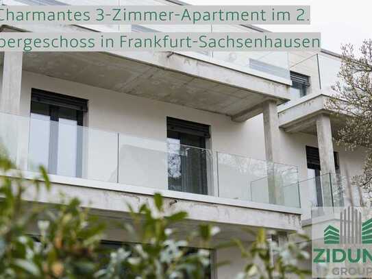 Exklusive 3-Zimmer-Wohnung im 2. Obergeschoss in Frankfurt-Sachsenhausen