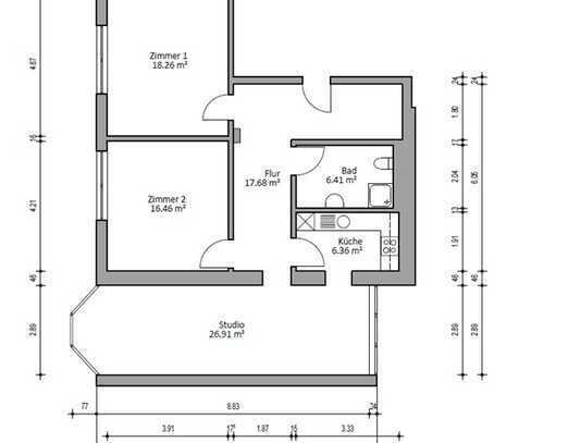 Moderner 3-Zimmer Traum inkl. EBK sucht Sie!