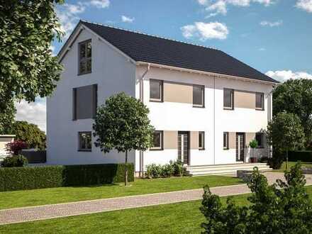 ``NEUBAU`` hochwertige DHH mit 120 m² Wohnfläche auf 308 m² Eckgrundstück in Gammelsdorf