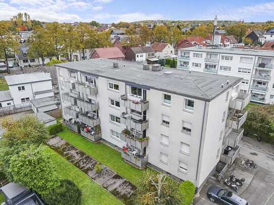 Gartennutzung inklusive - gepflegte Erdgeschosswohnung mit Balkon und Stellplatz