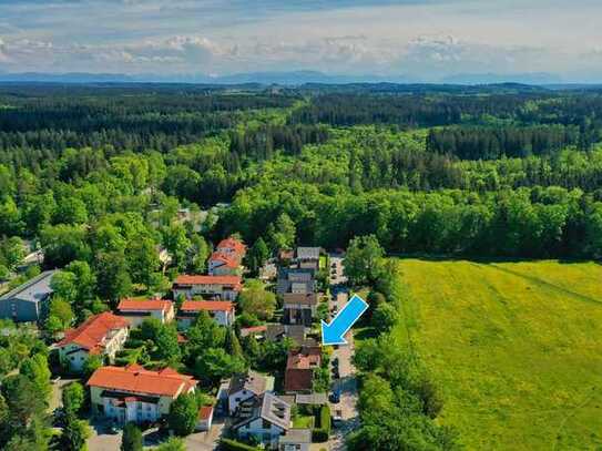 Südwestlicher Ortsrand, mit freiem Blick nach Westen! Ca. 768 m² Baugrundstück mit Bestand