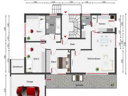Attraktive 4 Zimmer EG Wohnung in Eichstätt / Marienstein mit Terrasse, Garten, Garage
