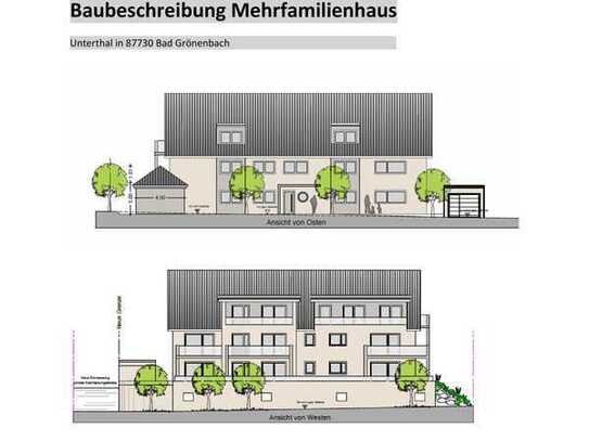 Residenz am Park- Neubau: Exklusive 2,5-Zimmer-Erdgeschosswohnung mit Terrasse in Bad Grönenbach