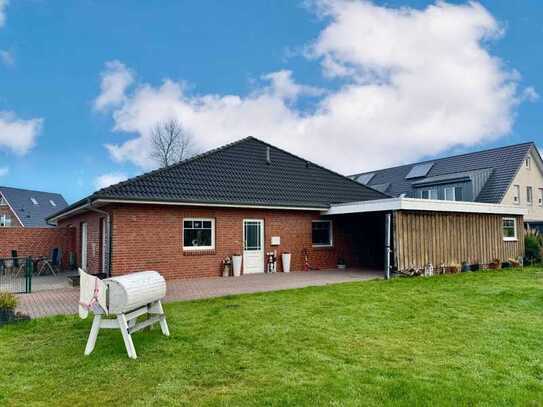 Ebenerdige Doppelhaushälfte mit Carport in Otterndorf zu verkaufen.