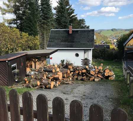 Baugrundstück mit Blick auf Schwarzenberg