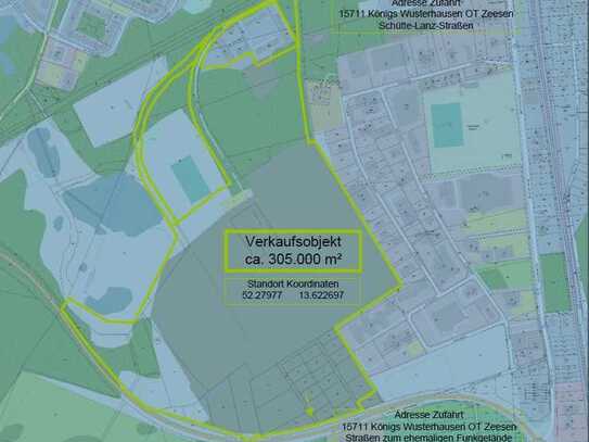 Großflächiges Areal mit Zukunftsperspektiven unweit der Tesla Giga Factory