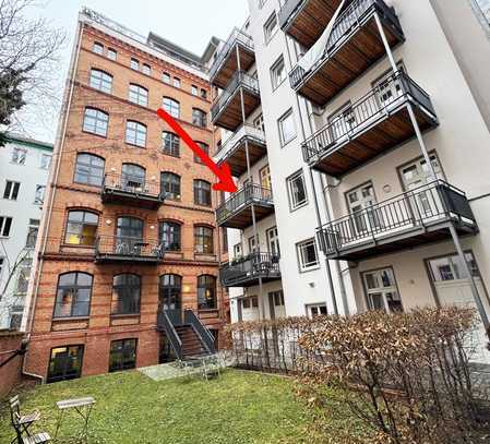 Studioapartment in Berlin-Mitte – Charmantes Altbauapartment mit Balkon *vermietet