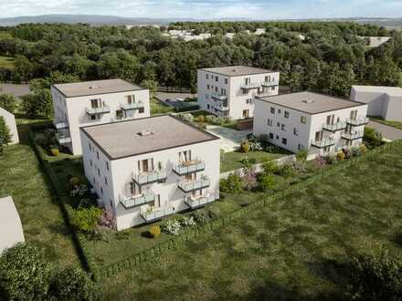Für´s Familienleben! Rund 115 m² große Erdgeschosswohnung mit Balkon + 2 Bädern in Kahl am Main