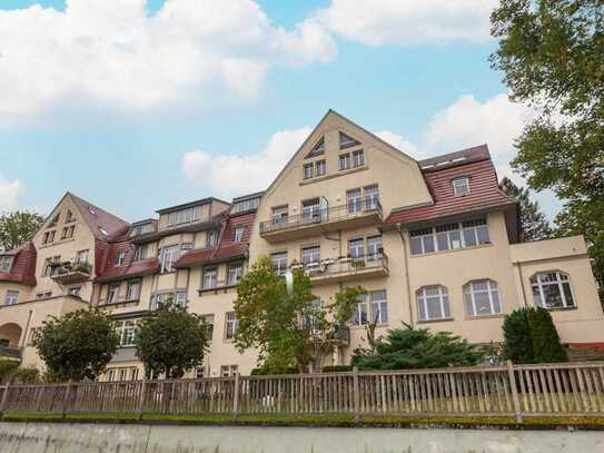 Zur Eigennutzung: Traumhafte 4-Zi-Maisonette-Whg mit 3 Balkonen in exklusiver Lage in Oberloschwitz