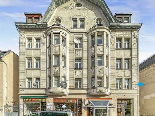 Stilvolle 4-Zimmer-Altbauwohnung in Leipzig-Gohlis mit Balkon und Blick auf begrünte Innenhöfe