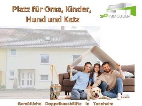 Einzugsbereites Familienhaus! 4 Schlafzimmern, 2 Bäder, Ofen, 2 Küchen, Garten, Garage