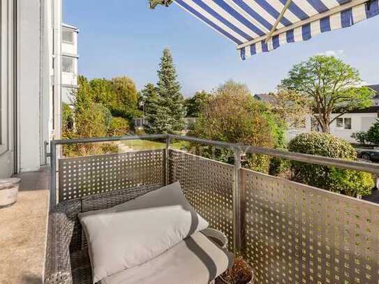 Helle 3 Zimmerwohnung mit Gartenanteil und Süd-Balkon