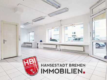 Findorff / Exklusive Gewerbeimmobilie für Dienstleistung mit Schaufenstern und Lagerfläche