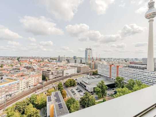 Hoch hinaus: 1-Zimmerwohnung mit spektakulärem Blick über Berlin