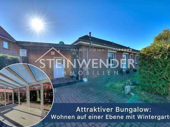 Attraktiver Bungalow: Wohnen auf einer Ebene mit Wintergarten