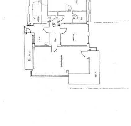 Sehr Gepflegte 3-Zimmer-Wohnung mit 2 Balkonen und Einbauküche in Wedel