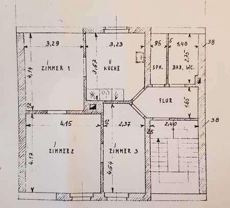 Schöne 3-Zimmer-Dachgeschosswohnung im Süden von Hamm