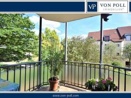 *reserviert* Drei Zimmer Wohnung mit Balkon und Tiefgaragenstellplatz mit viel Potenzial in toller W