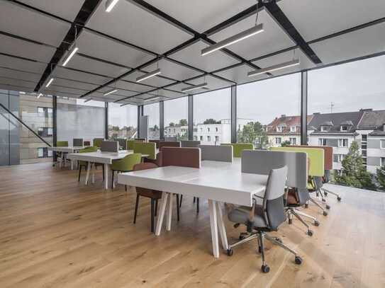 Coworking-Bereich in Regus Unternehmerstadt