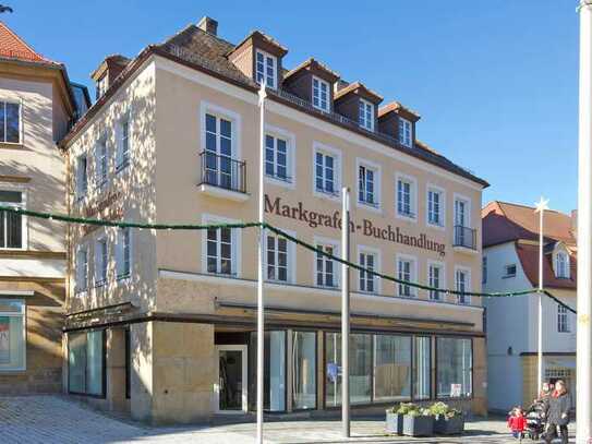 Ladenfläche mit ca. 110 m² in Bayreuther 1A-Lage am Marktplatz!
