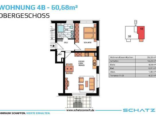 📈Exklusive Kapitalanlage mit Balkon I 🍃 Wohnen im Naturpark I 4B