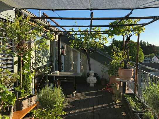 Traumhafte Penthouse Wohnung mit Dachterrasse und Kaminofen