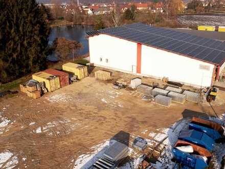 Moderne Werkshalle mit vergrößerbarer Freifläche