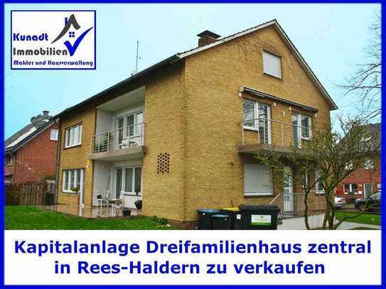 Dreifamilienhaus als Kapitalanlage in Rees-Haldern zu verkaufen