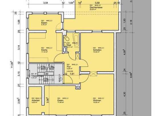 2(4)-Zimmer-Wohnung in Neu-Isenburg (Balkon, EBK, Parkplatz, Kellerraum), 1-2 Personen