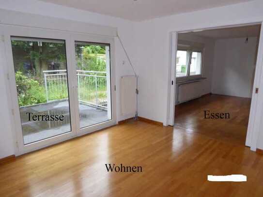 Schöne 3-Zimmer-Erdgeschosswohnung mit Terrasse und Garage in Gummersbach-Hepel