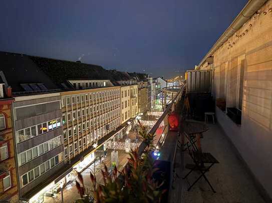 Traumhafte Wohnung inkl. Einbauküche mit Balkon über den Dächern vom Zentrum in Kob