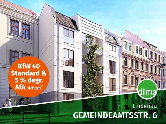 KfW-40-Neubau: Top Kapitalanlage mit Balkon, Duschbad, Abstellraum im EG, Aufzug u.v.m.