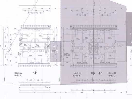 Baugrundstück für 3 Familienhäuser mit Genehmigung