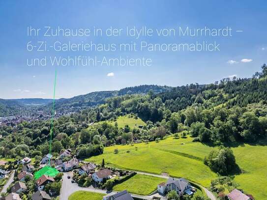 Ihr Zuhause in der Idylle von Murrhardt – 6-Zi.-Galeriehaus mit Panoramablick und Wohlfühl-Ambiente