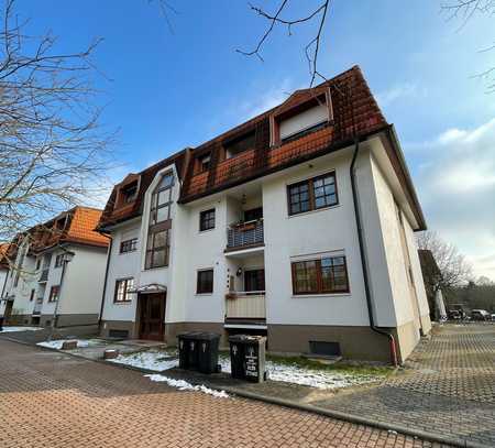 In Stadtrandlage gelegene 2-Raumwohnung mit Balkon und Stellplatz