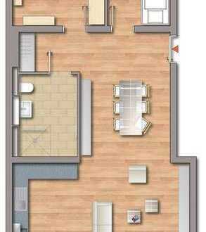 Moderne 3-Zimmer-Wohnung mit Balkon und Einbauküche in Aachen