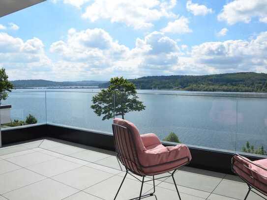 ERSTBEZUG - von privat - Penthouse - Wohnen mit Seeblick direkt am Möhnesee PROVISIONSFREI