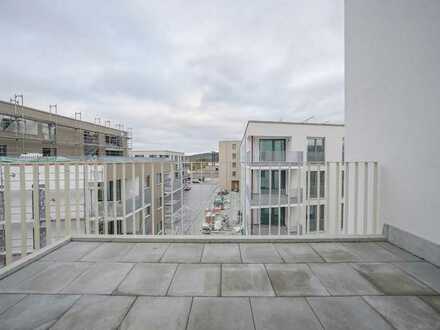 Perfekt geschnittene 2-Zi-Wohnnung mit EBK und Balkon im Neckar.Au Viertel!